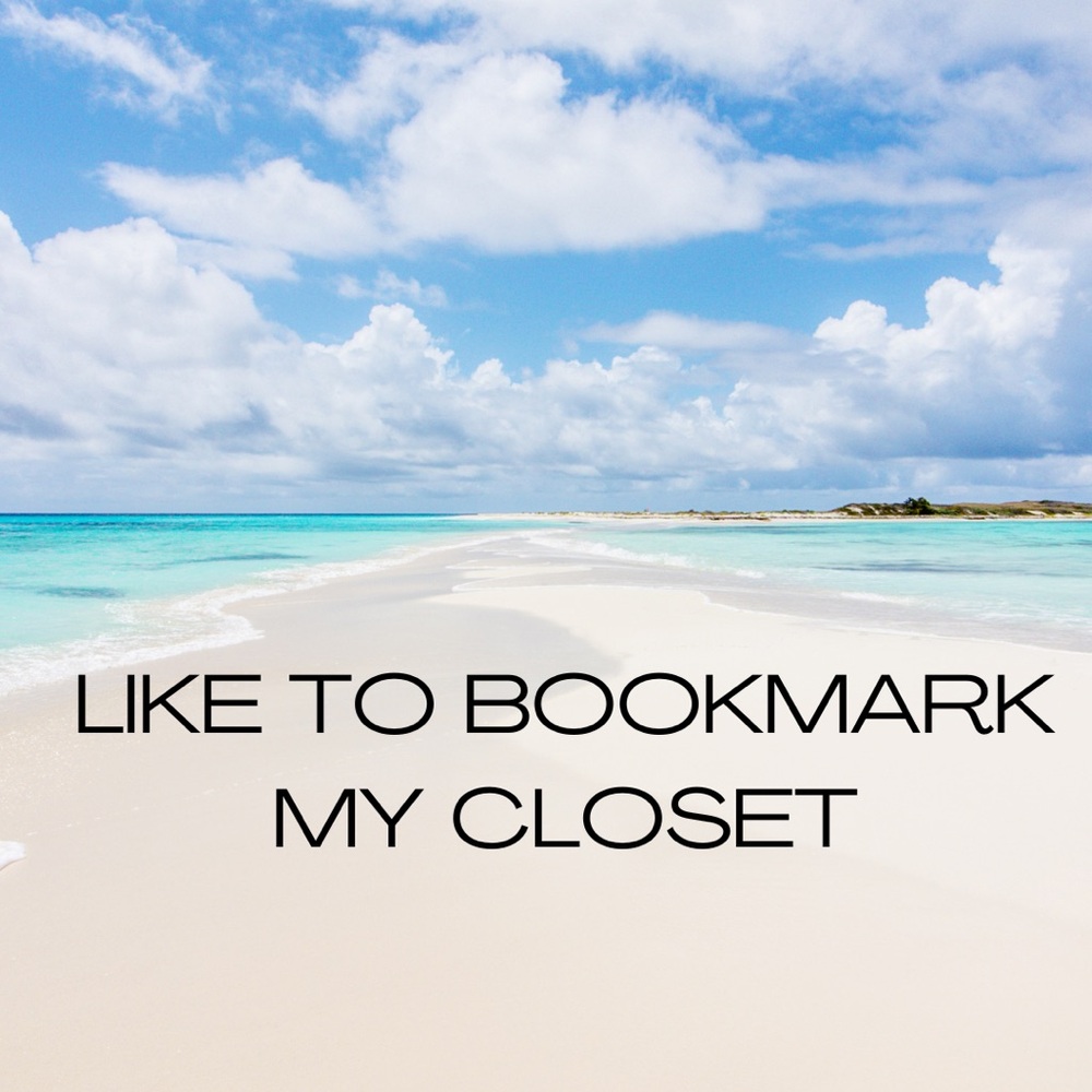 LIKE THIS LISTING TO BOOKMARK MY CLOSET OR TO BE NOTIFIED 🌺